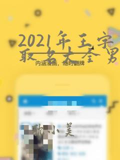 2021年王字取名大全男孩