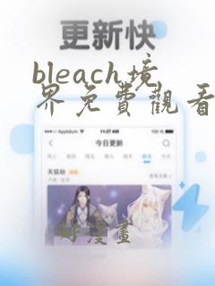 bleach境界免费观看全集完整版高清