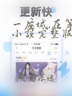 一座城,在等你小说完整版