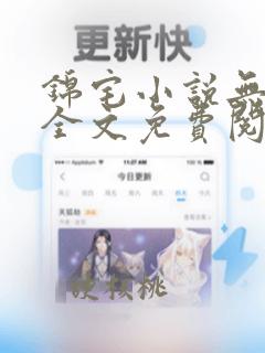 锦宅小说无弹窗全文免费阅读