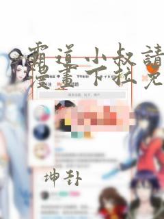 霸道小叔请轻撩漫画下拉免费