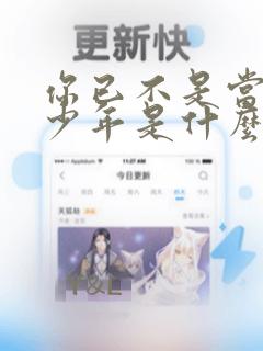 你已不是当初的少年是什么歌