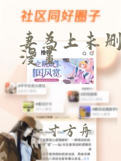 妻为上未删减版漫画