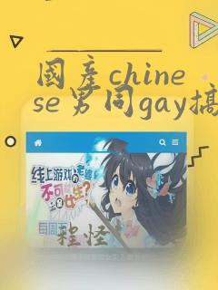 国产chinese男同gay搞基