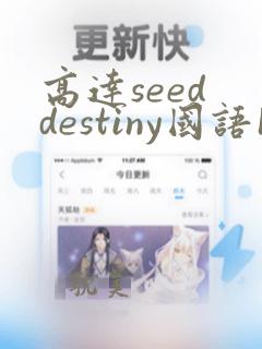 高达seed destiny国语13