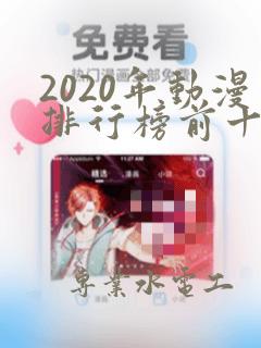 2020年动漫排行榜前十名