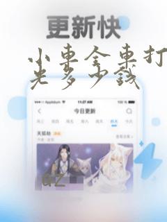 小车全车打蜡抛光多少钱