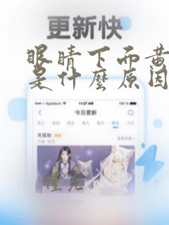 眼睛下面黄褐斑是什么原因