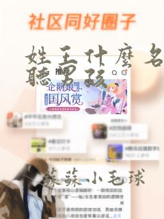 姓王什么名字好听男孩