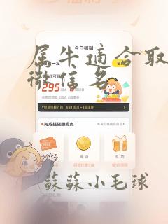 属牛适合取什么微信名