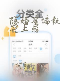 隐婚蜜偏执老公宠上瘾