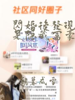 闪婚后发现老公是隐藏富豪短剧高清完整版