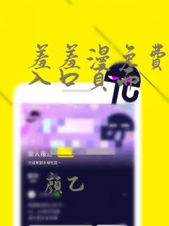 羞羞漫免费漫画入口页面