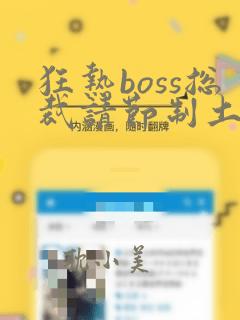 狂热boss总裁请节制土豪漫画