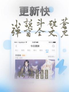 小说斗破苍穹无弹窗全文免费阅读