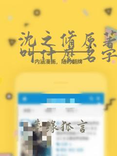 沈之修原著小说叫什么名字