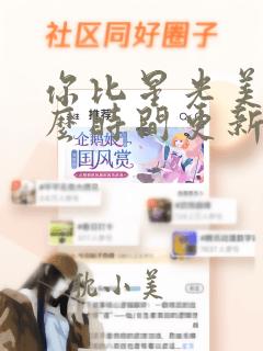 你比星光美丽什么时间更新