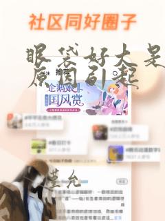 眼袋好大是什么原因引起