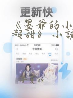 《墨爷的小萌妻超甜》 小说