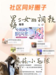 男s女m调教视频