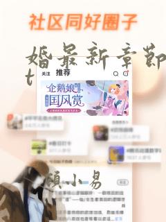 婚最新章节txt