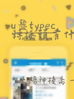 u盘typec转接头有什么用