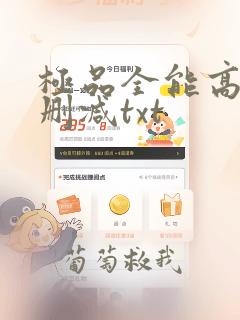 极品全能高手无删减txt