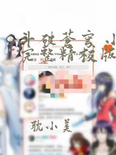 斗破苍穹 小说完整精校版