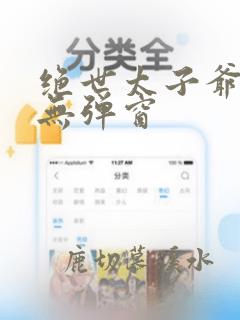 绝世太子爷小说无弹窗