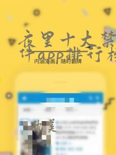 夜里十大禁用软件app排行榜