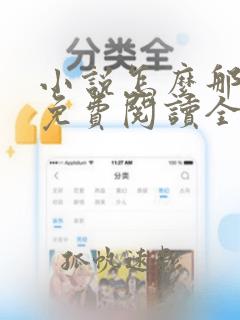 小说怎么那么甜免费阅读全文