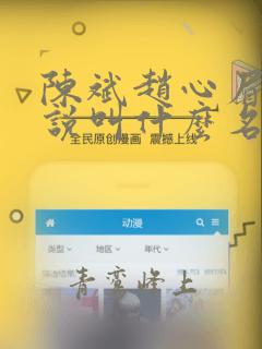 陈斌赵心眉的小说叫什么名字