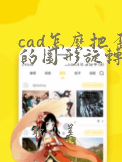 cad怎么把歪的图形旋转正