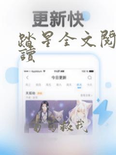 踏星全文阅读阅读