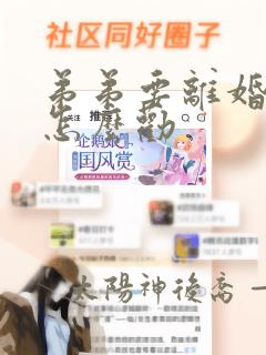 弟弟要离婚姐姐怎么劝