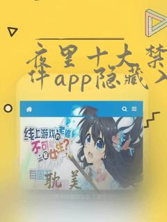 夜里十大禁用软件app隐藏入口