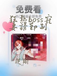 狂热boss宠妻请节制