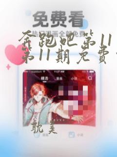 奔跑吧第11季第11期免费观看