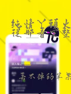 纯情丫头火辣辣从哪看完整版