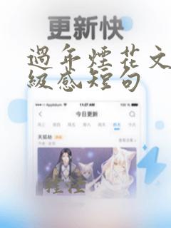 过年烟花文案高级感短句