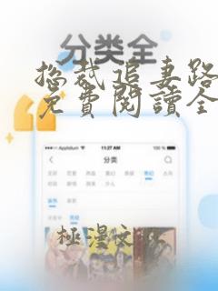 总裁追妻路漫漫免费阅读全文