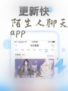 陌生人聊天软件app