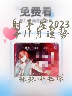 射手座2023年11月运势男性