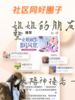 姐姐的朋友3完整