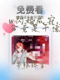 w闪婚成宠,老公竟是千亿大佬》