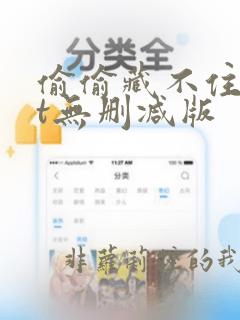 偷偷藏不住txt无删减版