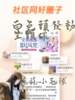 白色头发动漫男生头像