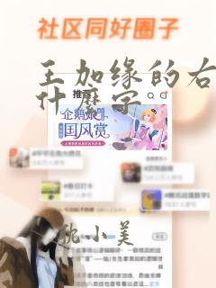 王加缘的右边是什么字