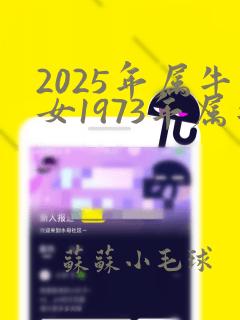 2025年属牛女1973年属牛全年运势财运