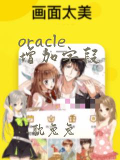 oracle 增加字段